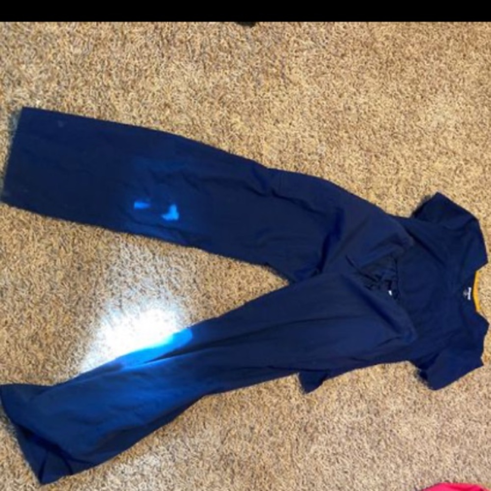 Dark blue scrubs